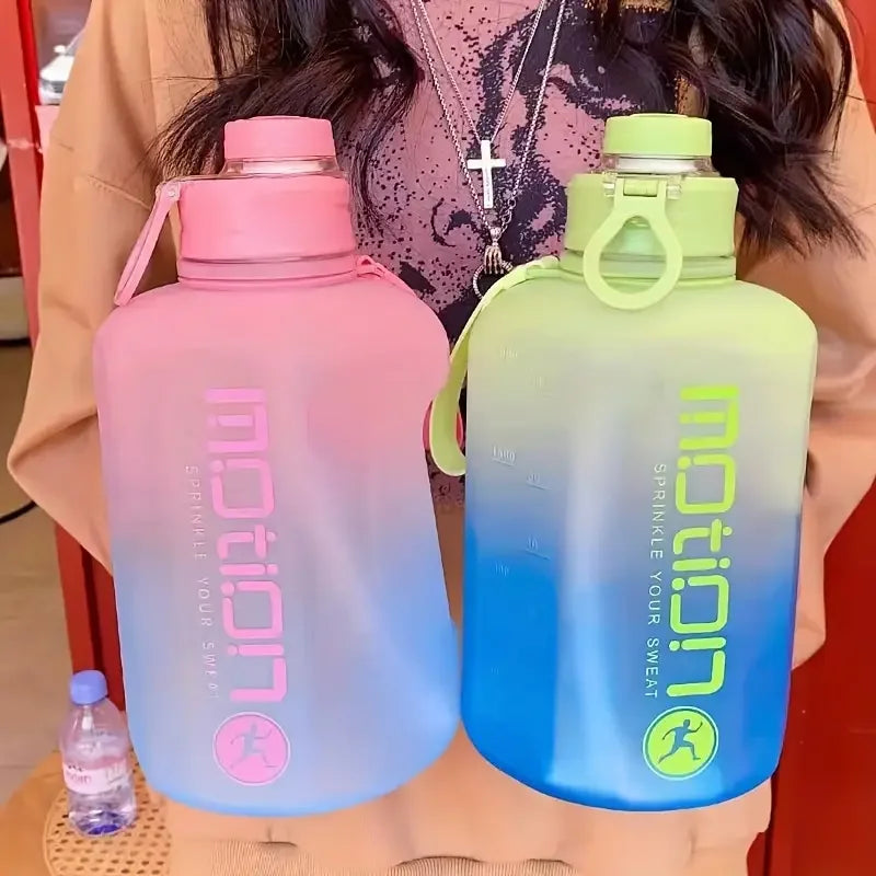 2L Sports Water Bottle with Straw & Hydration Scale — BPA-Free | 1.6L & 2.4L