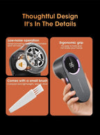 Portable Electric Lint Remover with LED Display
