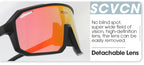 Photochromic Cycling Sunglasses — UV400 Protection, TR-90 Frame, Unisex Sports Eyewear