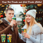 Reusable Neoprene Iced Coffee Sleeve – Fits 16–32oz Cups | 8 Fun Patterns