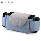 Insulated Diaper Bag with Bottle Warmer Pocket — Stroller-Ready Bag