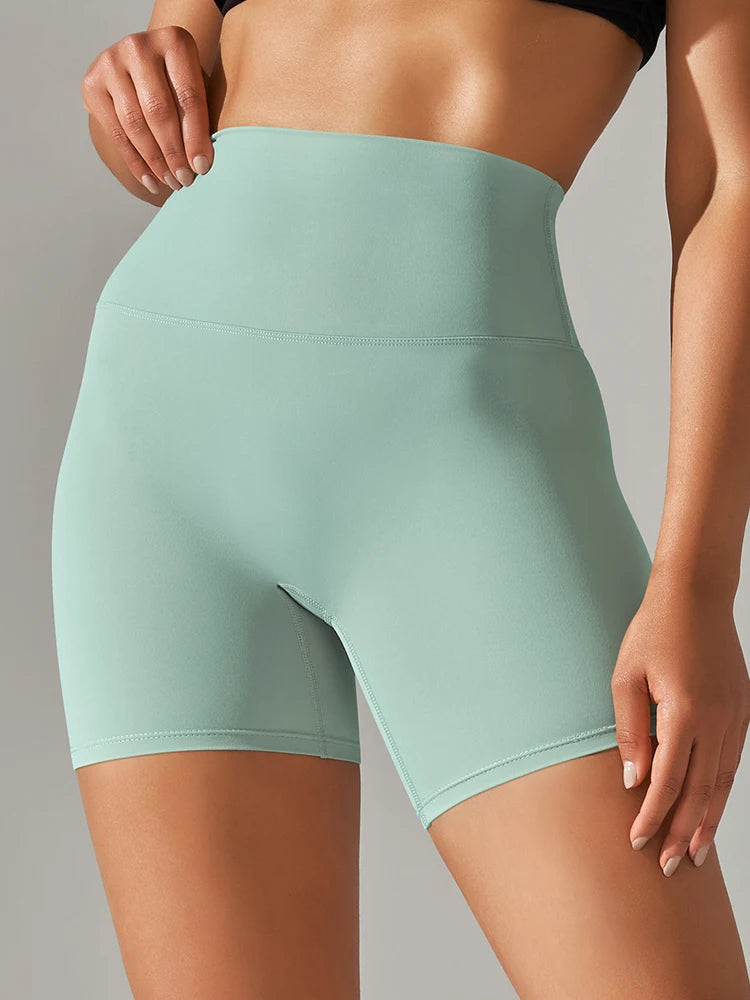 Women's High-Waist Yoga Shorts | Squat-Proof & Quick-Dry