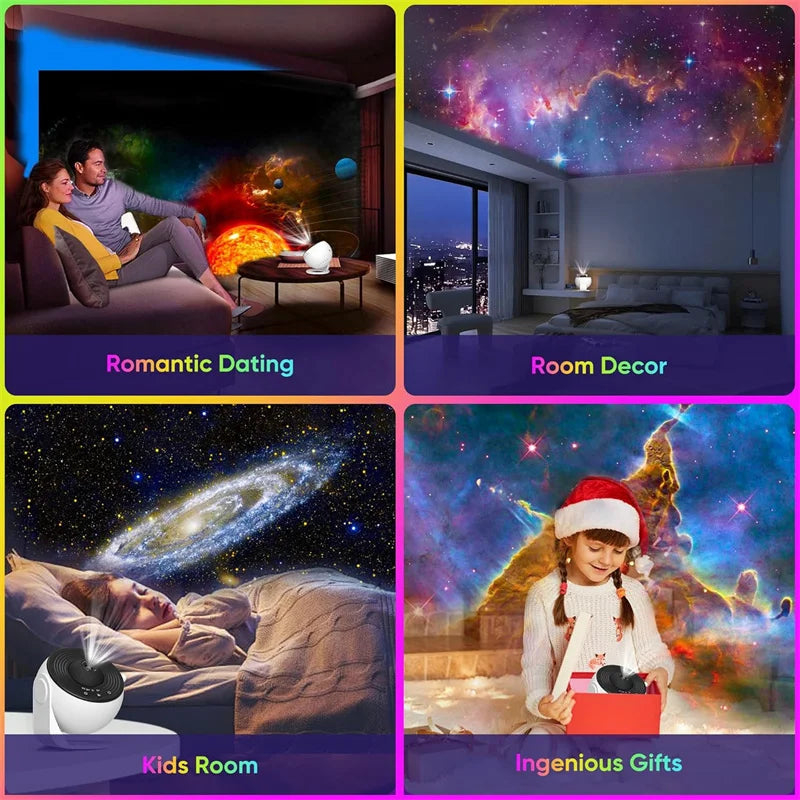 LED Night Light Galaxy Projector