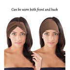 Women's Wide Twist Turban Headband — Non-Slip Sport Sweatband | African-Inspired Hair Wrap | 8 Colors