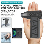 Mini Turbo Fan & Electric Air Duster | 130,000 RPM Wireless Jet Blower