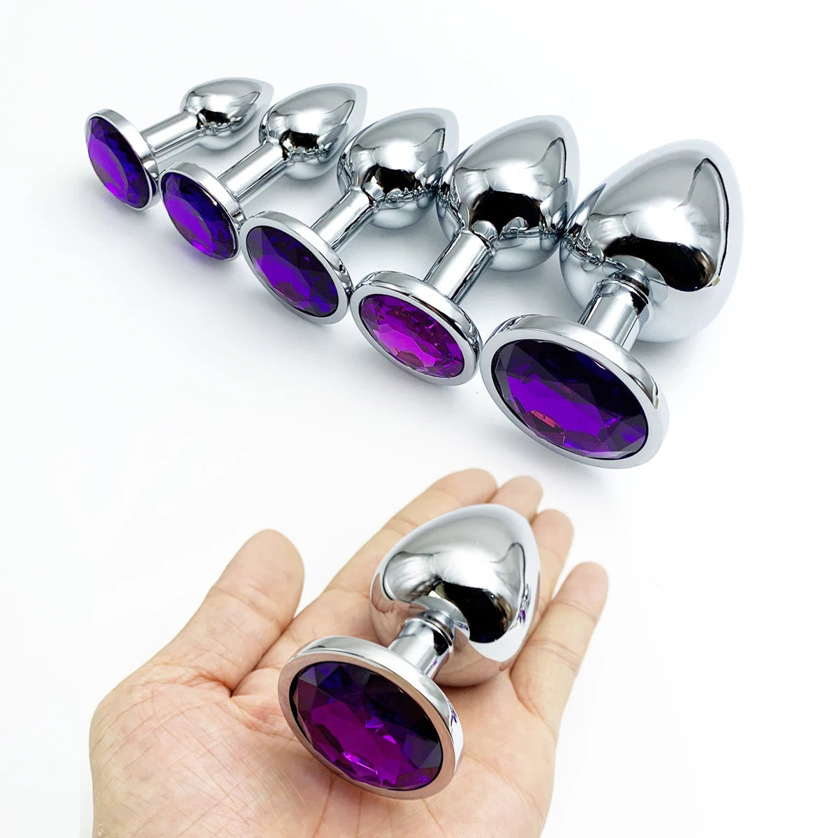 Metal Butt Plug Set – 5 Sizes