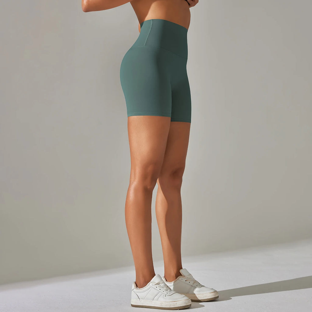Women's High-Waist Yoga Shorts | Squat-Proof & Quick-Dry
