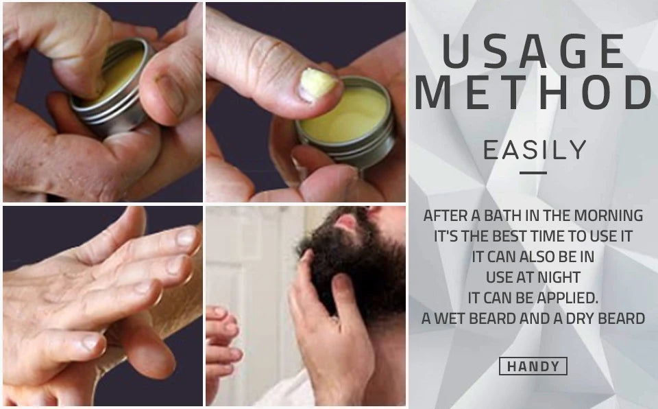 Natural Beard Balm & Growth Oil