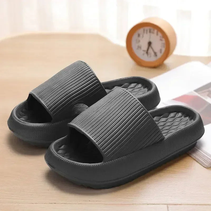 Women's Pillow Cloud Platform Slides — Thick Sole EVA Sandals