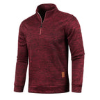 Men's Half-Zip Turtleneck Sweatshirt
