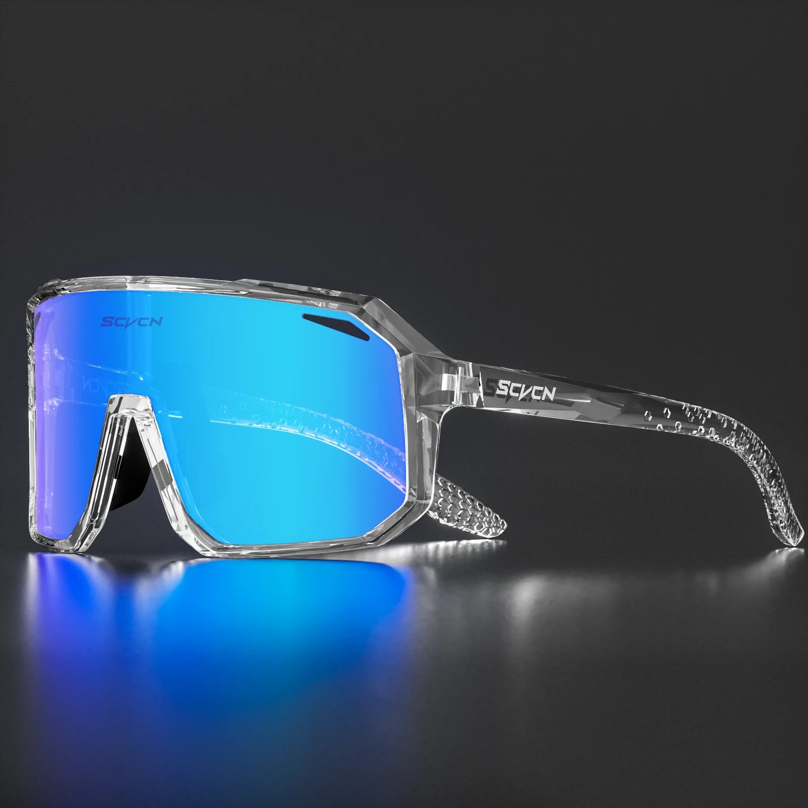 Photochromic Cycling Sunglasses — UV400 Protection, TR-90 Frame, Unisex Sports Eyewear