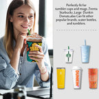 Reusable Neoprene Iced Coffee Sleeve – Fits 16–32oz Cups | 8 Fun Patterns