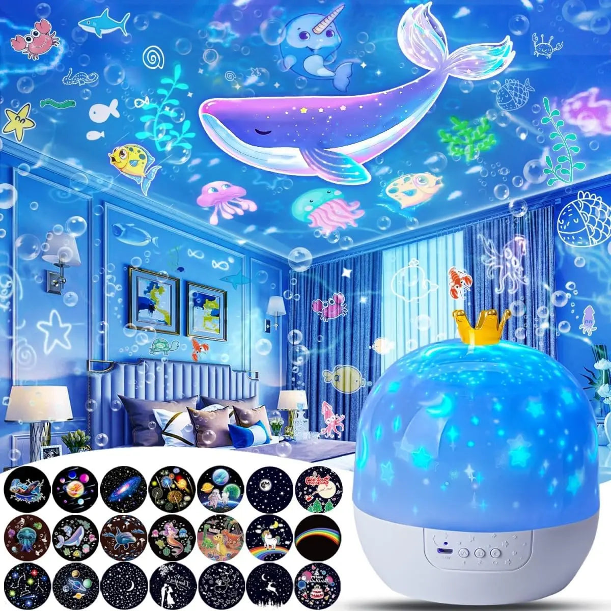 21-in-1 Star Galaxy Projector – Starry Sky Night Light