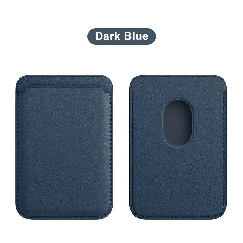 Magsafe Magnetic Leather Wallet Case For iPhone
