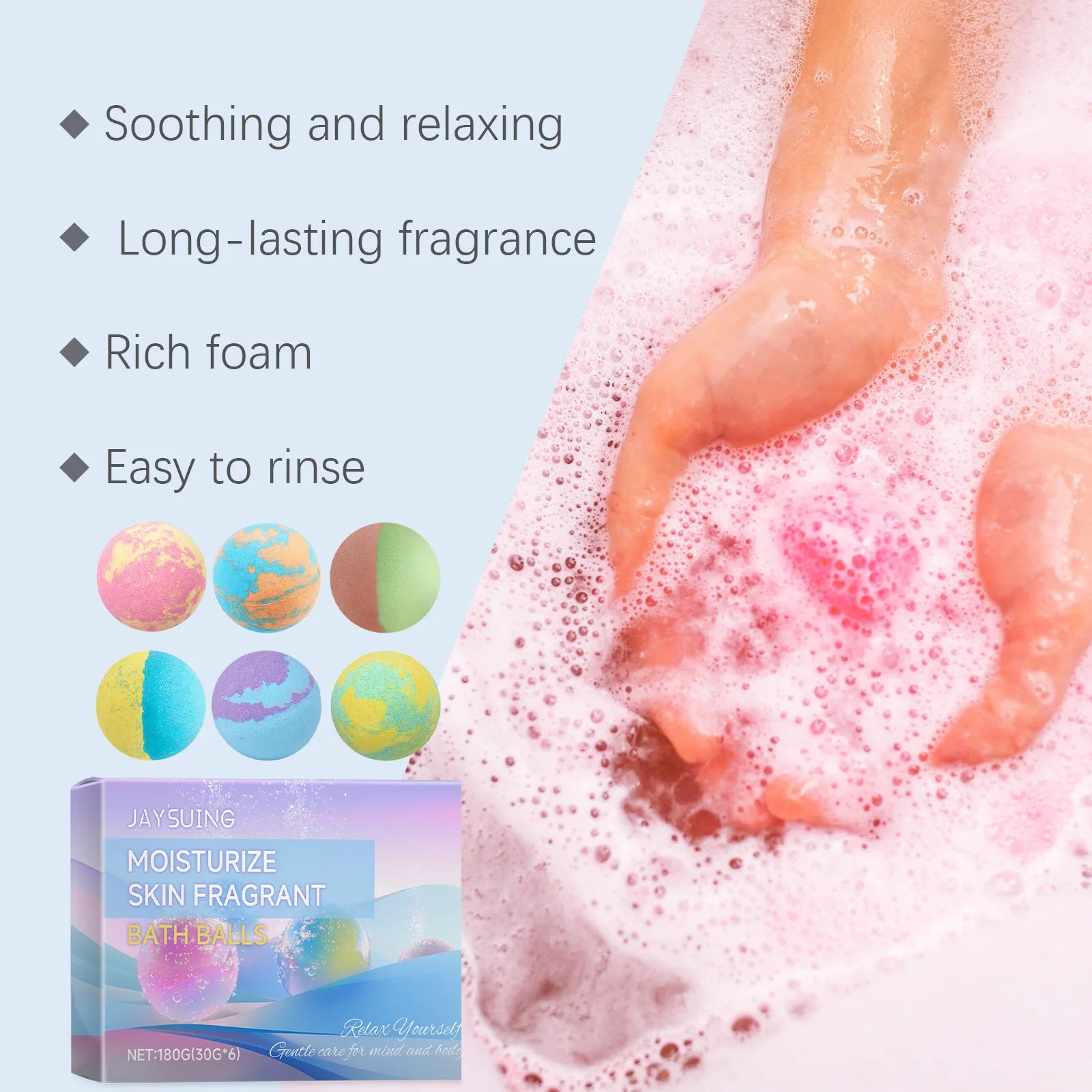 Aromatherapy Bath Bomb Gift Set | 6, 12 & 18 Piece Sets