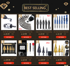 Titanium Coated Step Drill Bit