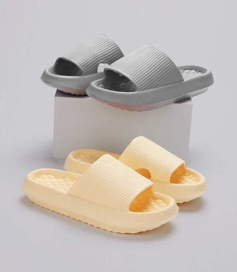 Women's Pillow Cloud Platform Slides — Thick Sole EVA Sandals