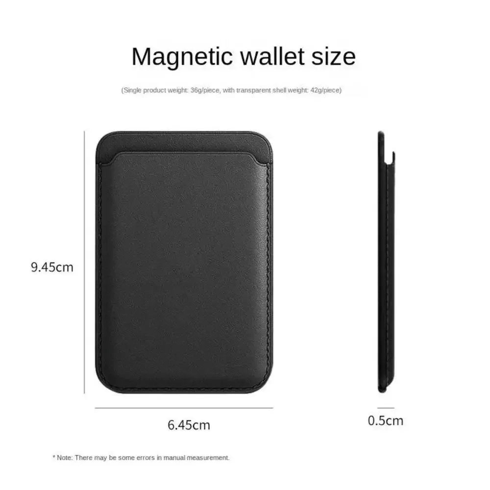 Magsafe Magnetic Leather Wallet Case For iPhone
