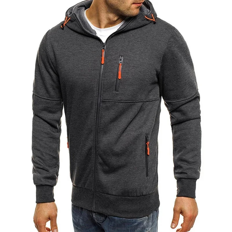 Men's Slim Fit Zip Hoodie