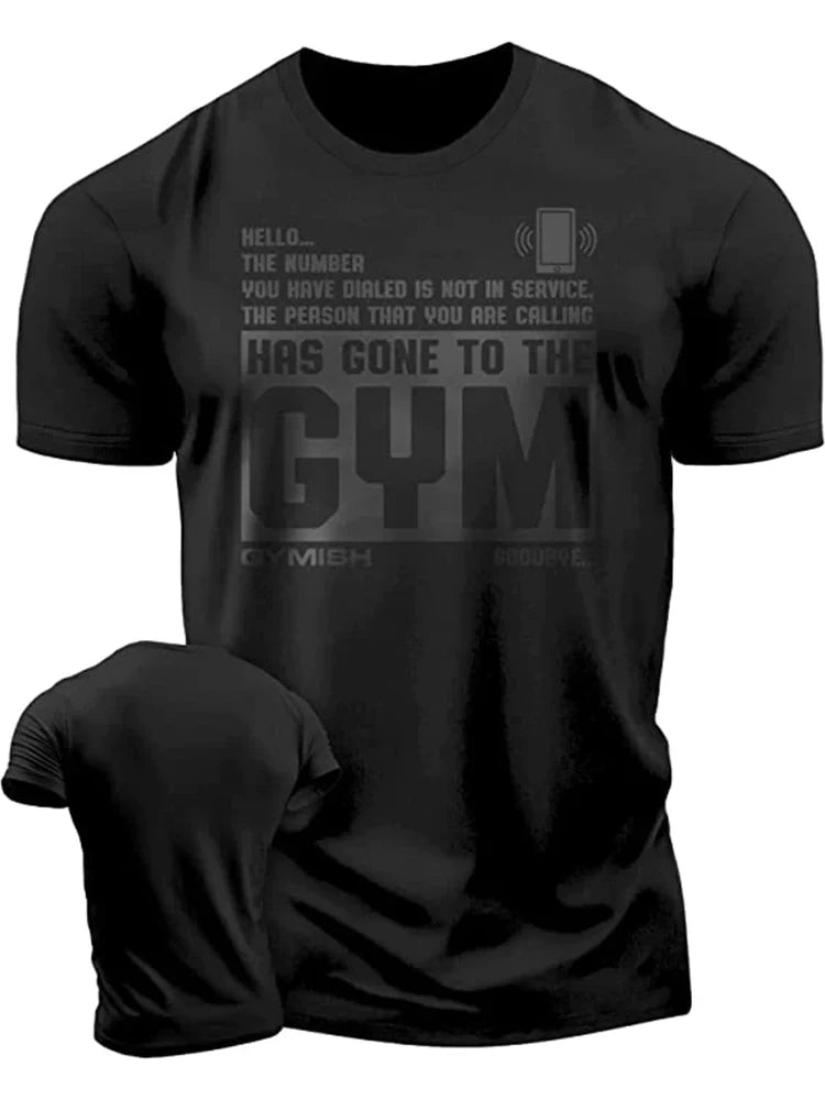Men's 3D Graphic Print T-Shirt – Casual Fitness Tee | Sizes S–6XL