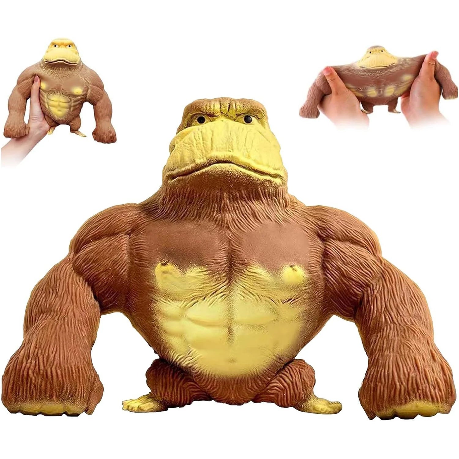 Squeeze & Chill Gorilla Stress Relief Toy – Music-Themed Slow Rebound Fidget