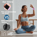 Adjustable Ankle & Wrist Weights (1lb) — Invisible Silicone Bands for Yoga, Pilates & Walking