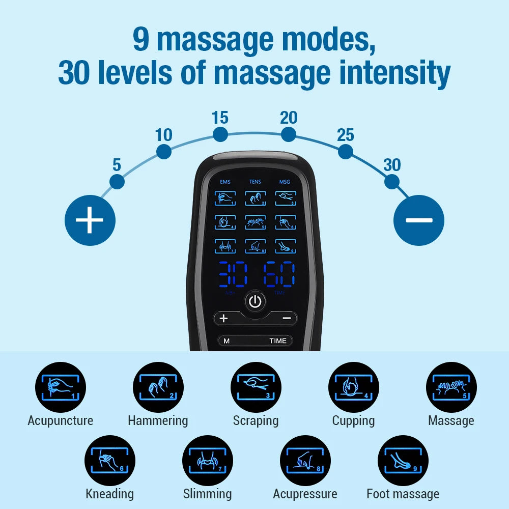 EMS Acupuncture Body Massage Stimulator