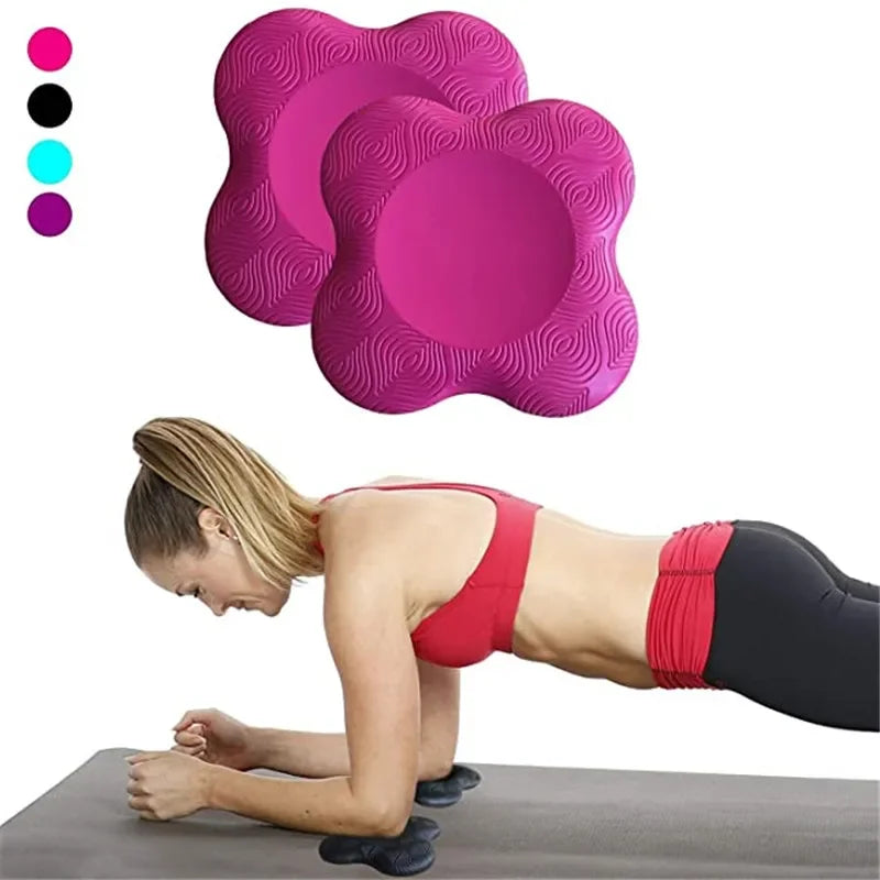 Extra-Thick Yoga Knee Pads (Set of 2) — Cushioned Support for Knees, Elbows & Wrists