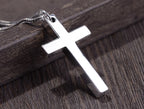 100% Solid S925 Sterling Silver Cross Pendant
