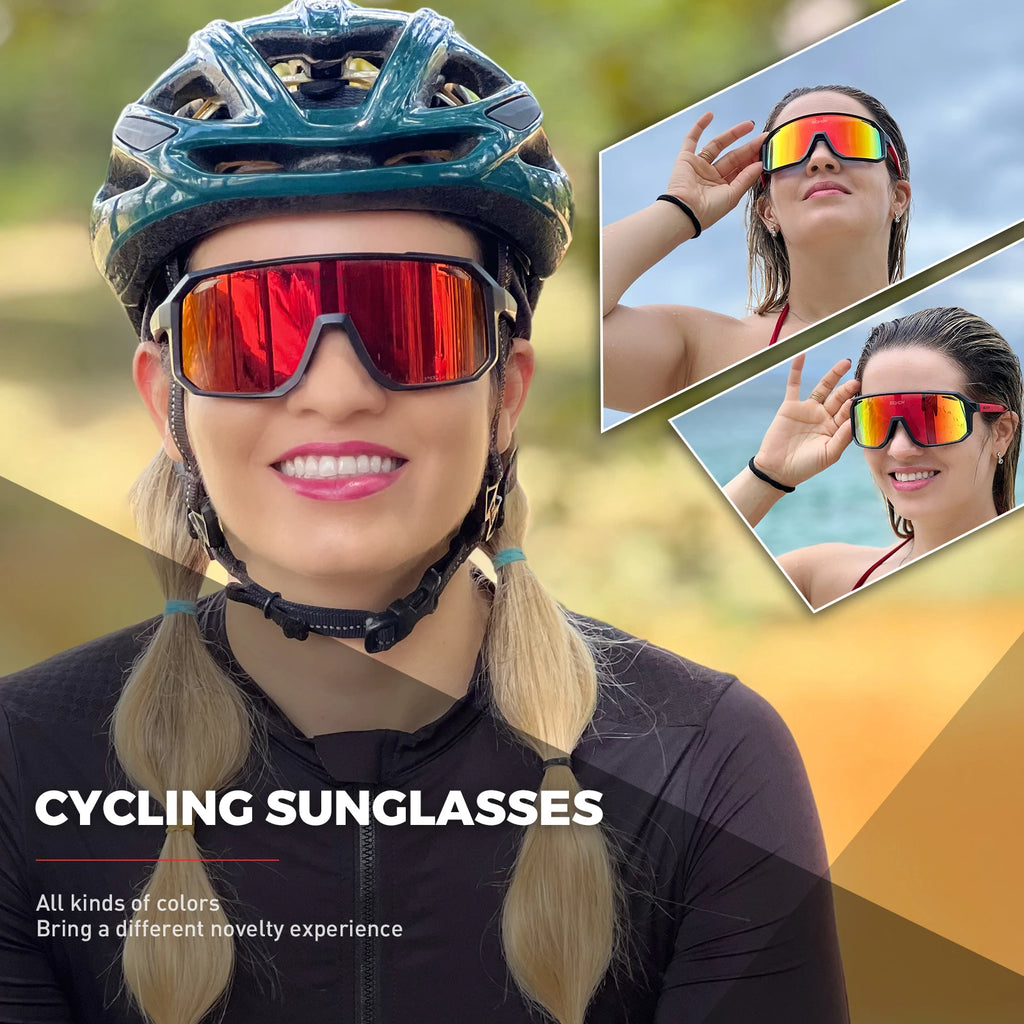 Photochromic Cycling Sunglasses — UV400 Protection, TR-90 Frame, Unisex Sports Eyewear