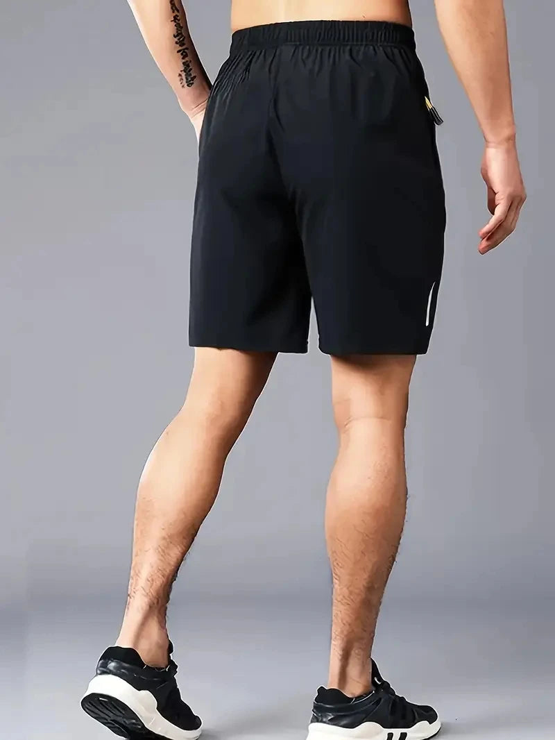 Men's Elastic Waist Sports Shorts