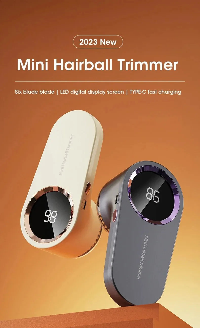 Portable Electric Lint Remover with LED Display