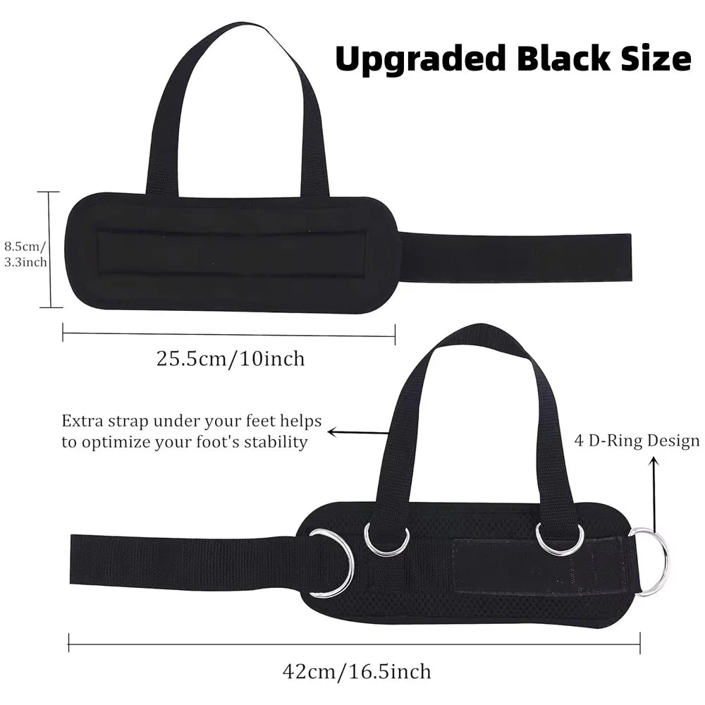 Padded Ankle Straps for Cable Machines