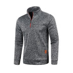 Men's Half-Zip Turtleneck Sweatshirt