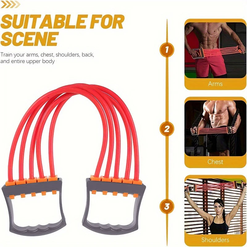 Adjustable Resistance Bands with Grips