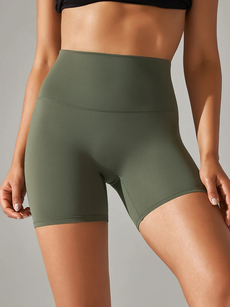 Women's High-Waist Yoga Shorts | Squat-Proof & Quick-Dry