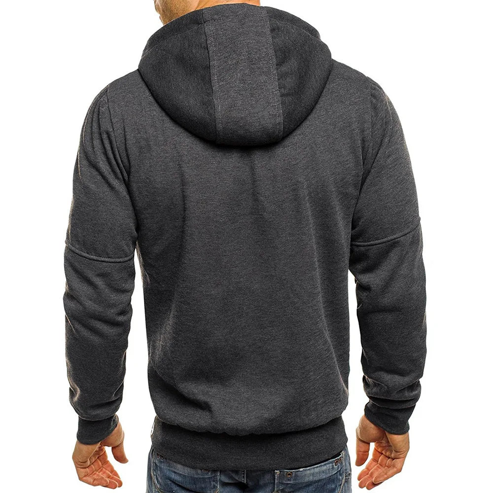Men's Slim Fit Zip Hoodie