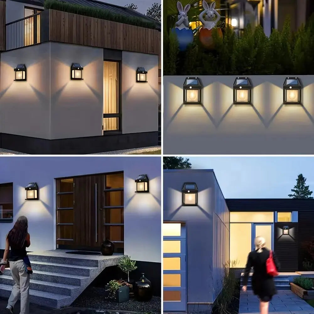 Solar Outdoor Waterproof LED Wall Light