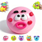 NEW Squishy Dog Face Toy — Slow Rise Stress Relief Squeeze Ball