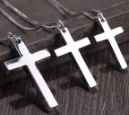 100% Solid S925 Sterling Silver Cross Pendant