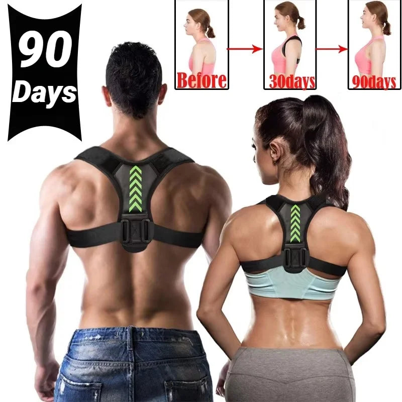 Adjustable Posture Corrector – Breathable Shoulder Support