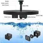 Solar Powered Floating Fountain Pump