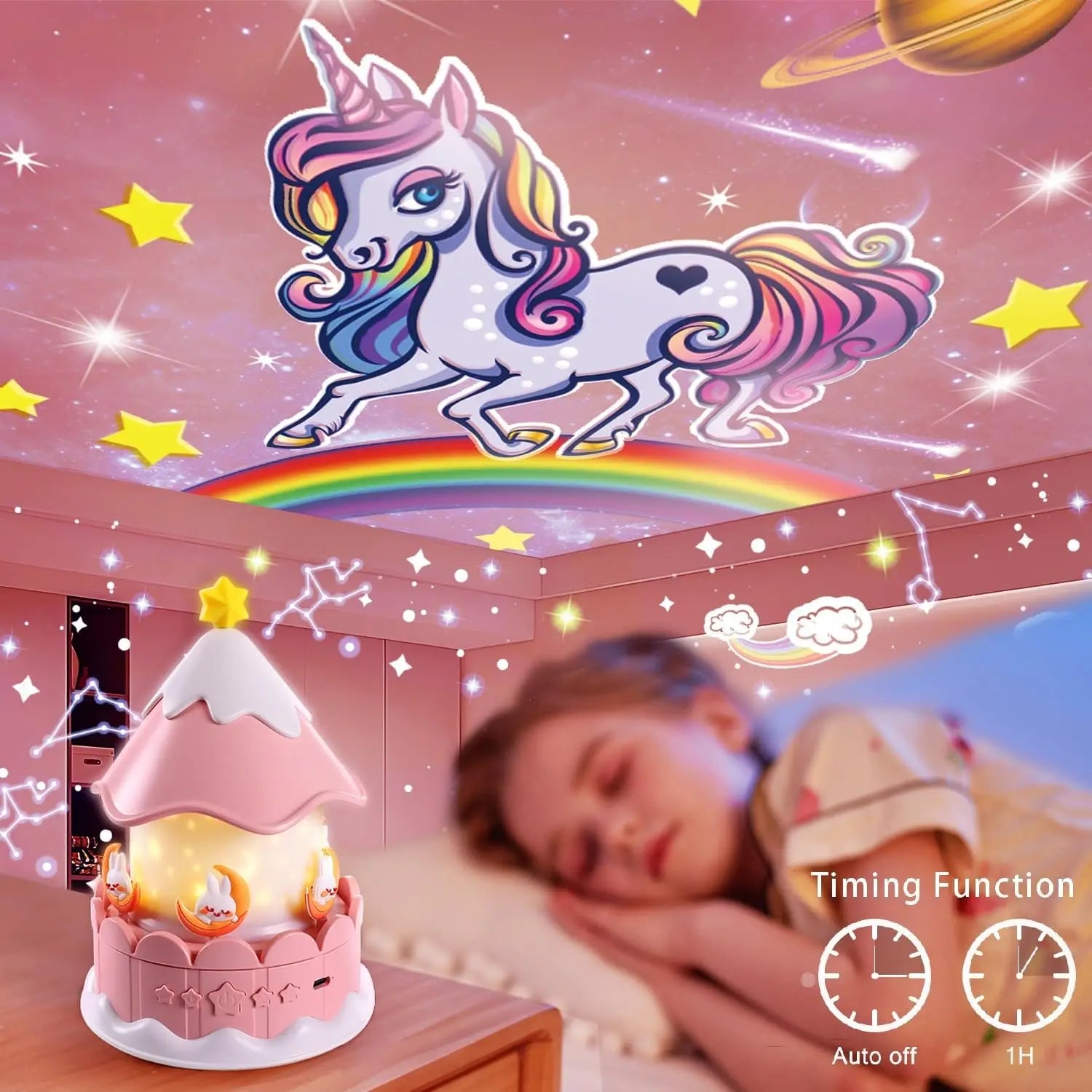21-in-1 Star Galaxy Projector – Starry Sky Night Light