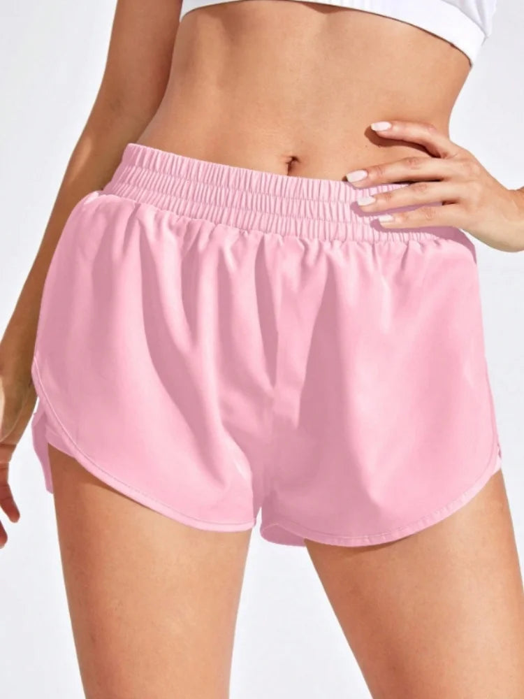 Women's High-Waist Seamless Yoga Shorts