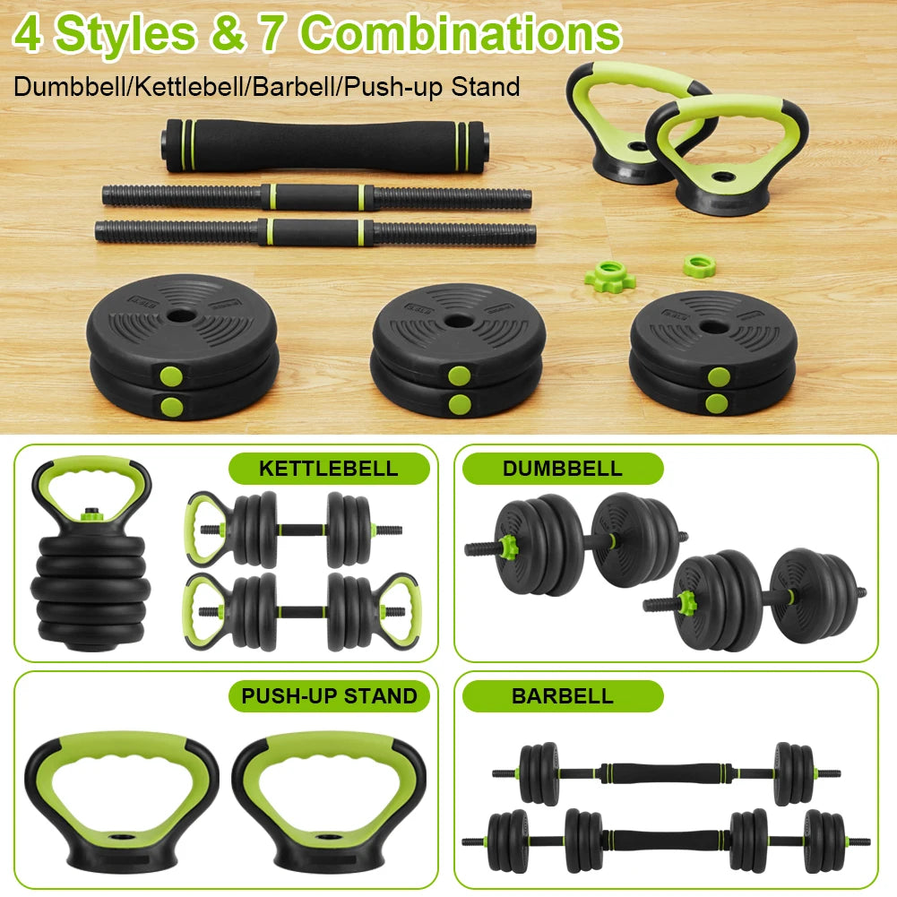Adjustable Dumbbell Set 4-in-1 – 44/66/88 lbs Home Gym Weight System