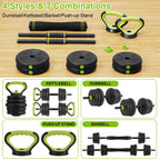 Adjustable Dumbbell Set 4-in-1 – 44/66/88 lbs Home Gym Weight System
