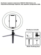 26cm Ring Light with Tripod Stand | Perfect Lighting for Selfies, Reels & Video Calls
