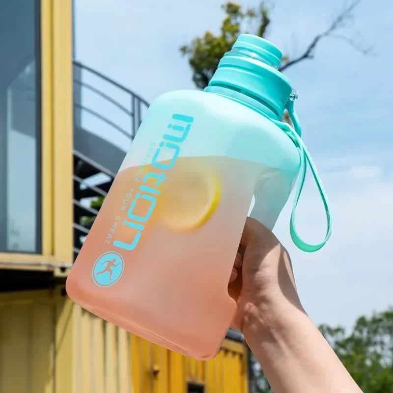 2L Sports Water Bottle with Straw & Hydration Scale — BPA-Free | 1.6L & 2.4L
