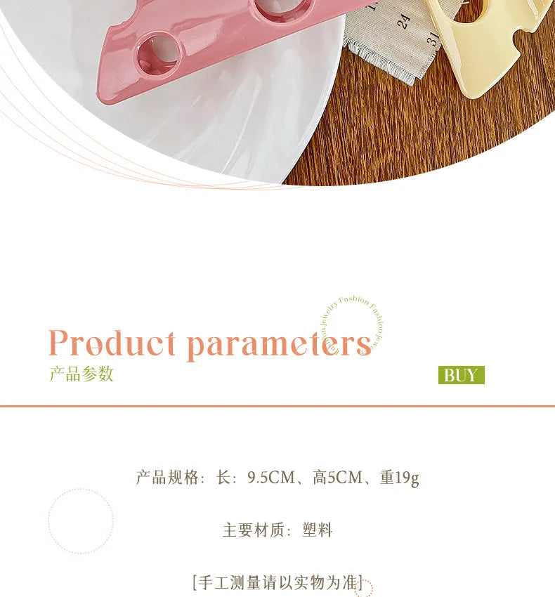 Women's Claw Hair Clips Cute Cheese Hair Accessories