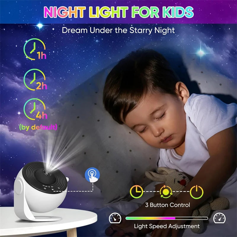 LED Night Light Galaxy Projector